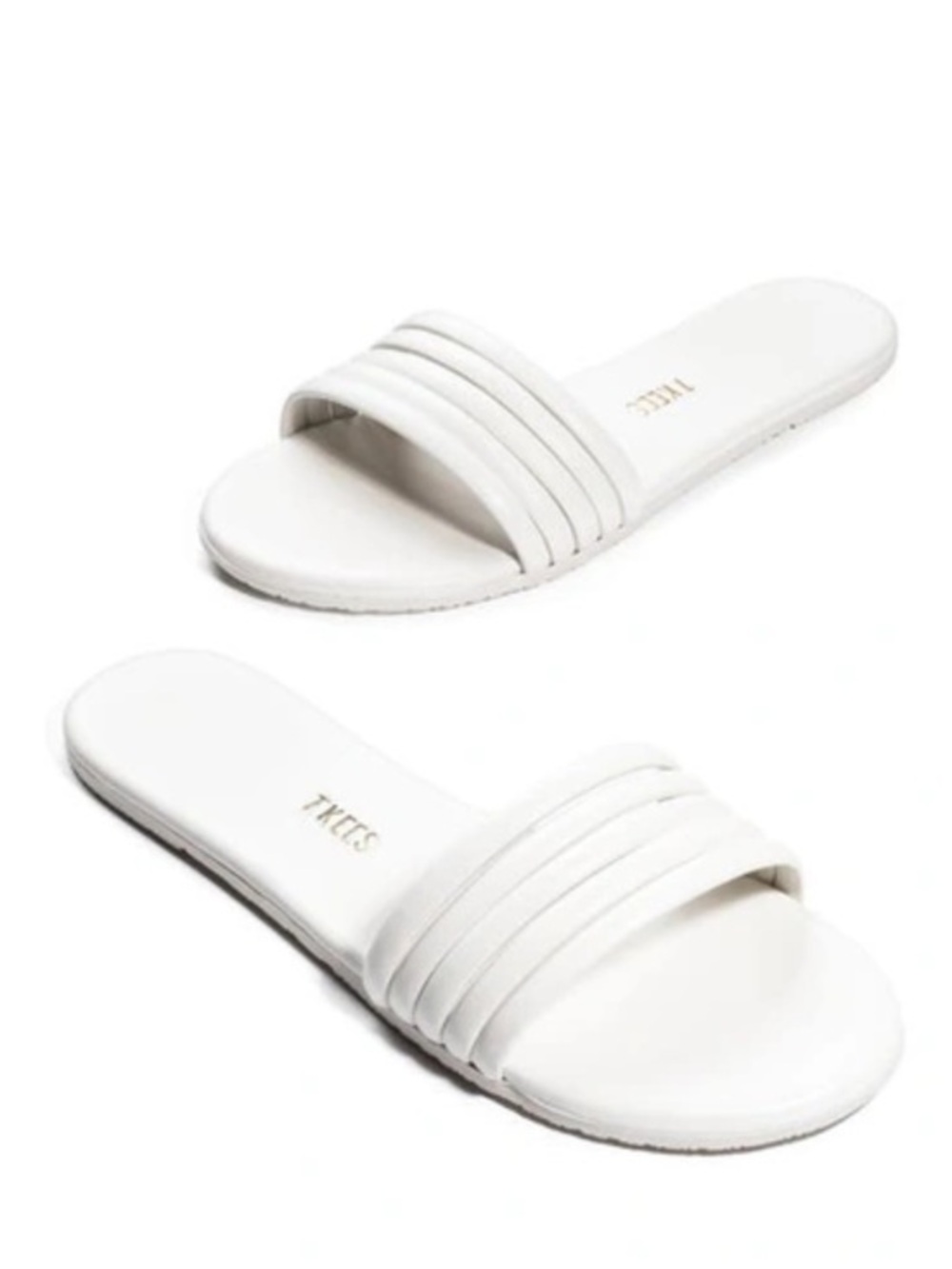 TKEES Serena Slide in Cream size 9 EUC